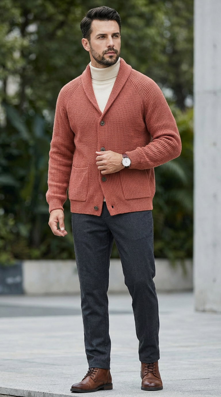 SILVORO |JERSEY DE LANA A RAYAS PARA HOMBRE