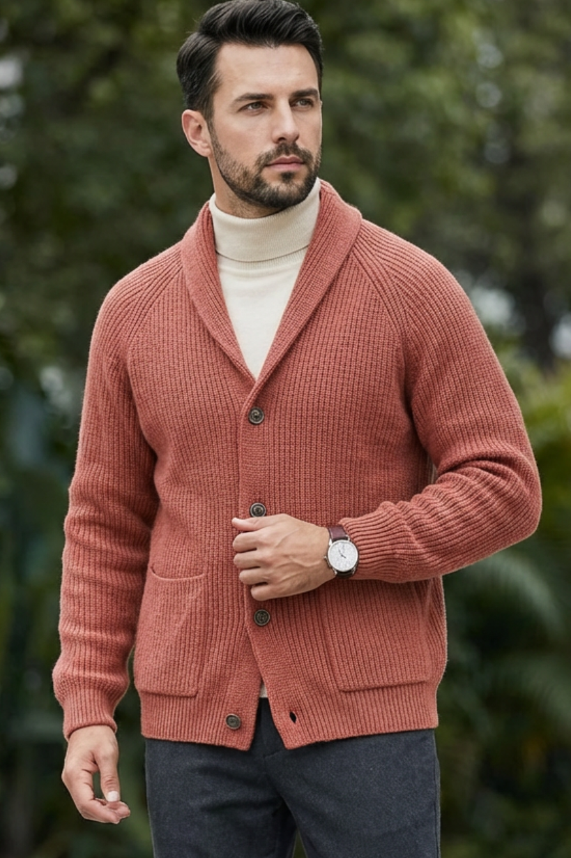 SILVORO |JERSEY DE LANA A RAYAS PARA HOMBRE